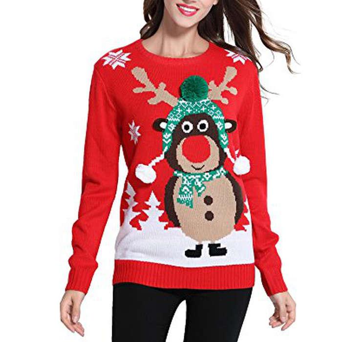 *Daisysboutique* Reindeer Knitted Sweater