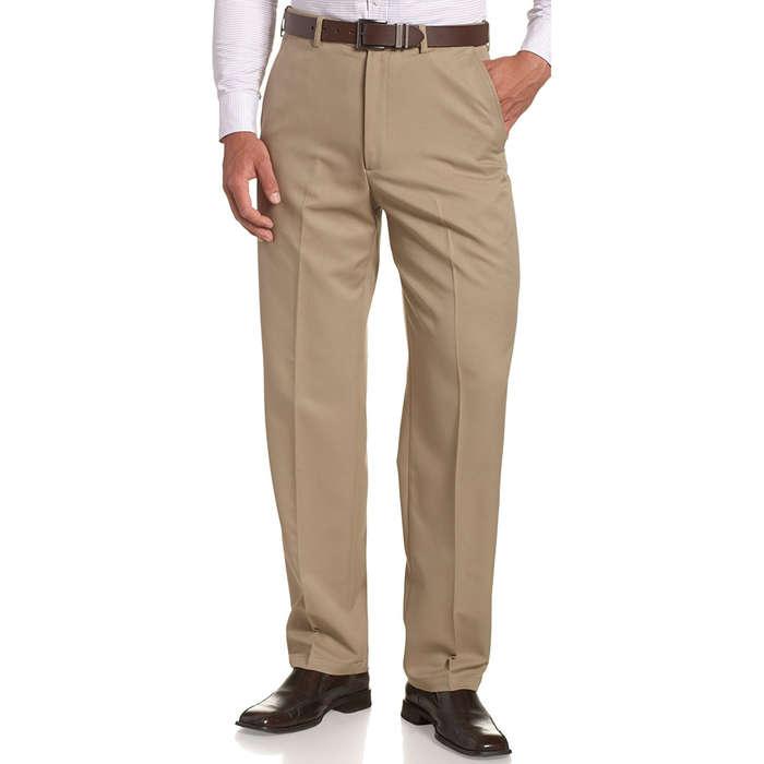 Haggar Cool 18 Plain-Front Pant
