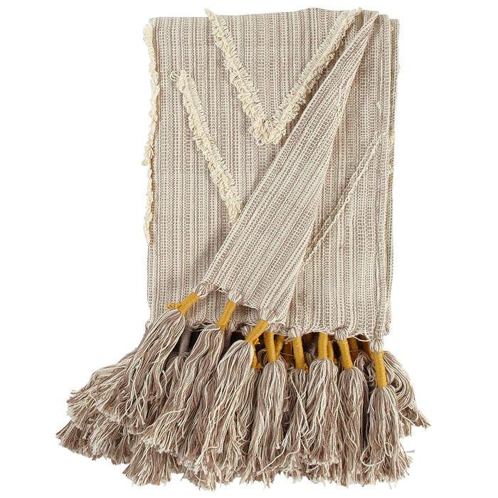 Stone & Beam Global Throw With Tassels