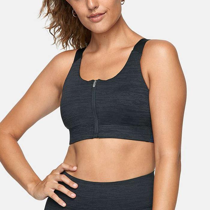 Outdoor Voices Zip Bra