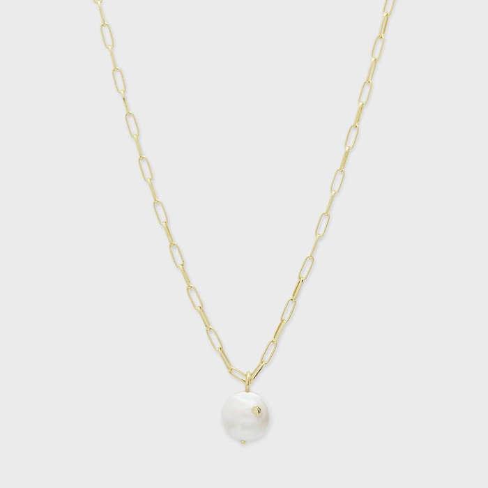 Gorjana Reese Pearl Necklace