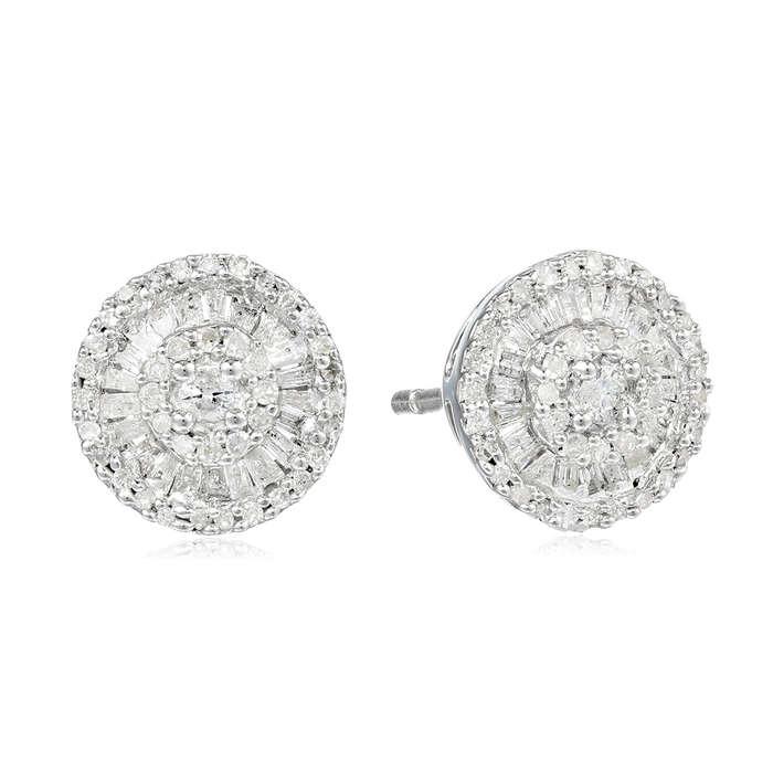 Daily use diamond earrings Clearance