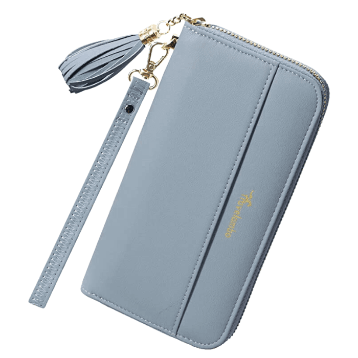 Women's wristlet deals wallet