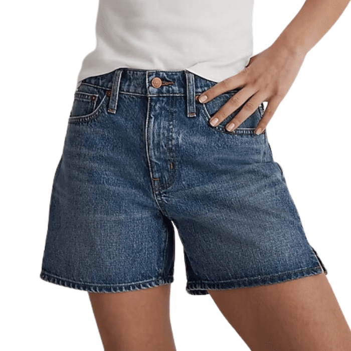 Mid length 2025 jean shorts