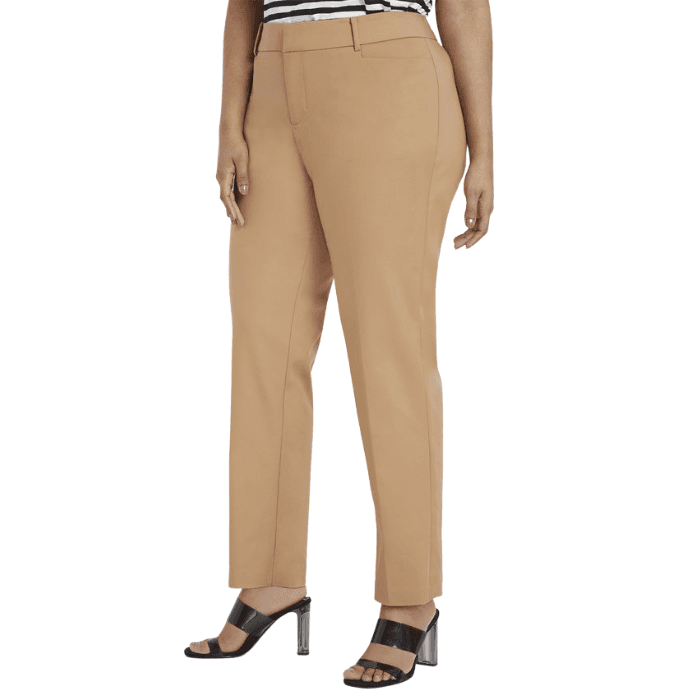 Plus size khaki work 2025 pants