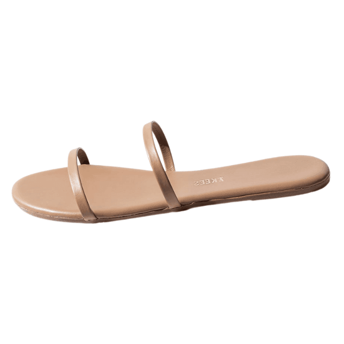 Nude color flat sales sandals