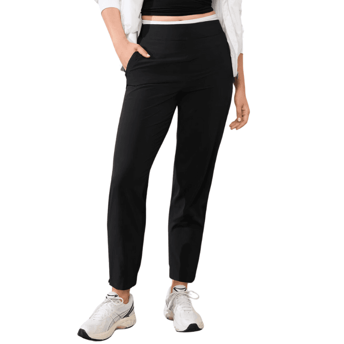 Black dressy joggers womens discount