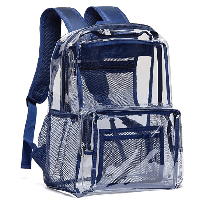 Strong clear hot sale backpacks
