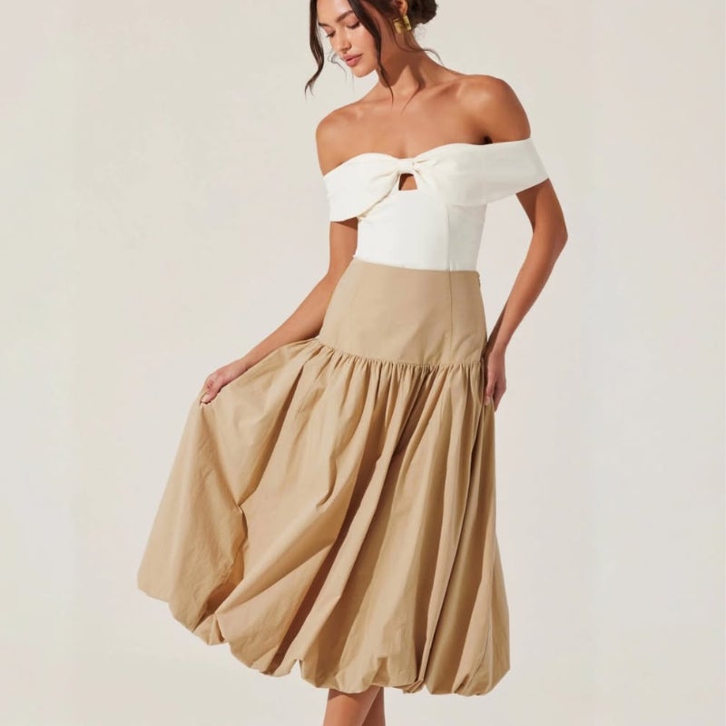 スカート Herlipto Bubble mini skirt Bubble Mini Skirt