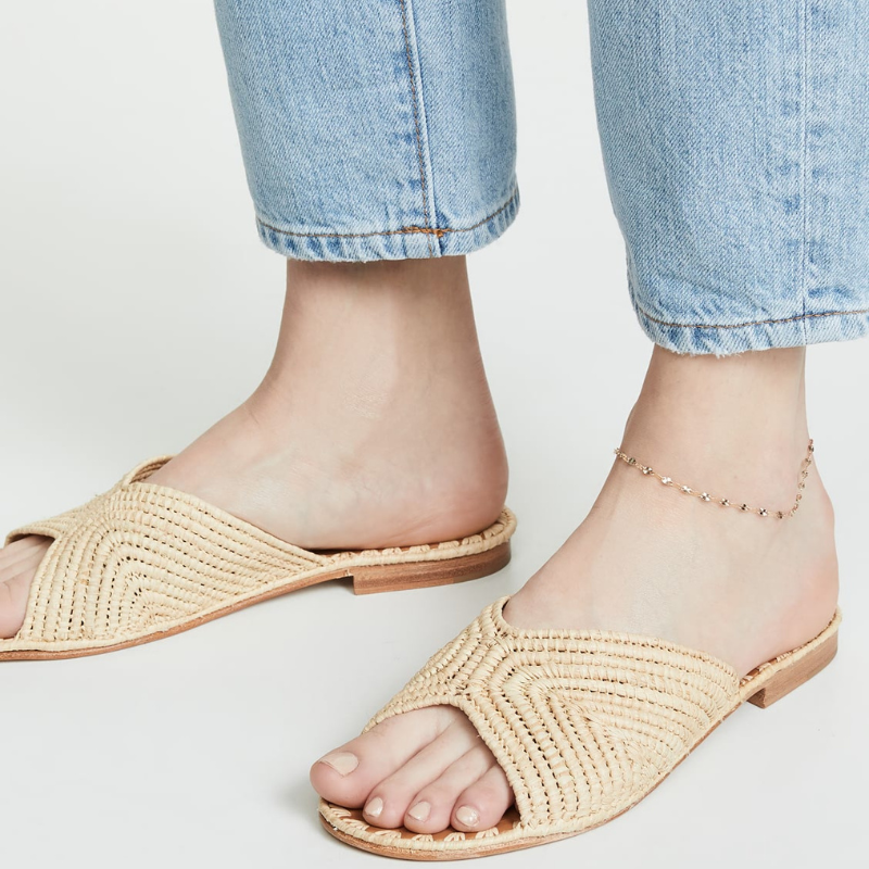 【PORTERNA】Lond rattan sandals Amazon.com | Raffia Platform Sandals For Women Rattan Chunky