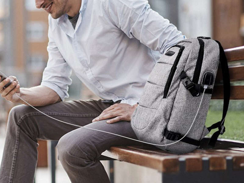 charging bookbag
