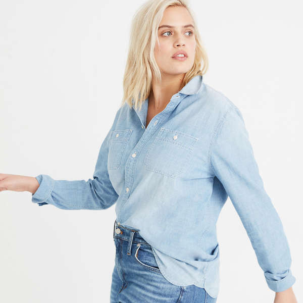 gap womens chambray shirt