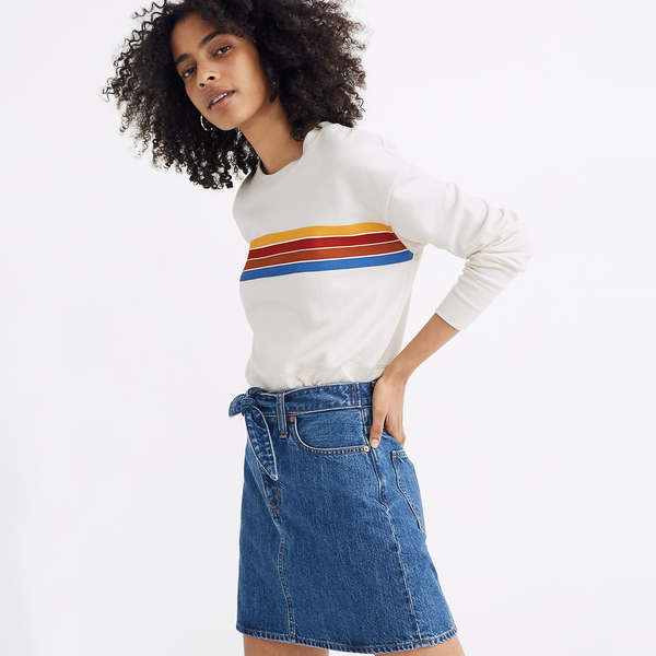 best denim skirts for curvy figures