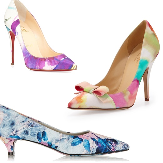 floral pumps