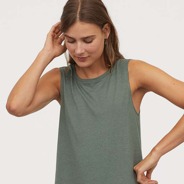 sleeveless t shirt dress