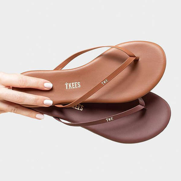 nude slide sandals