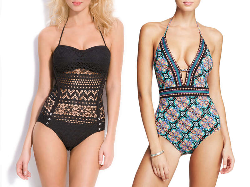 tube top bathing suits one piece