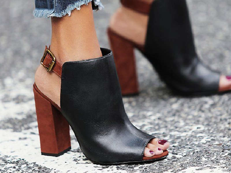 best peep toe booties