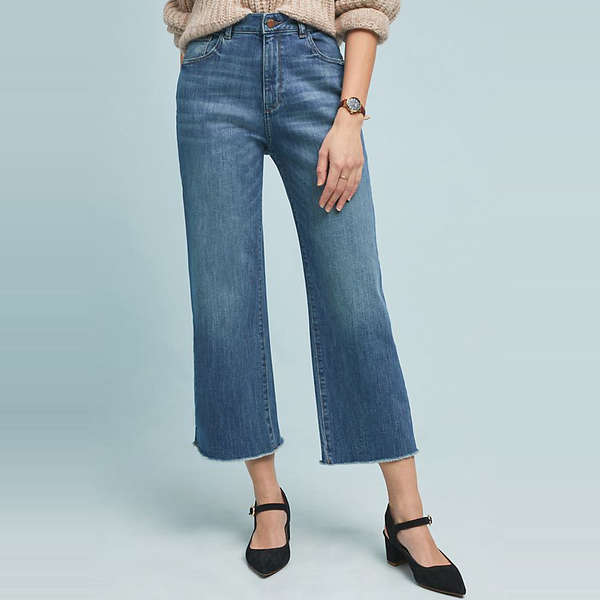 cropped jeans