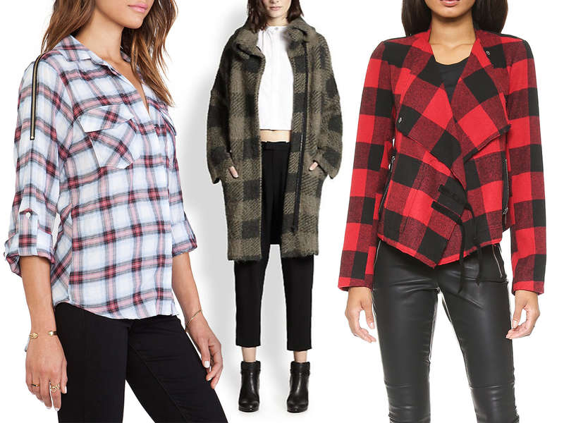sweaters with plaid shirts
