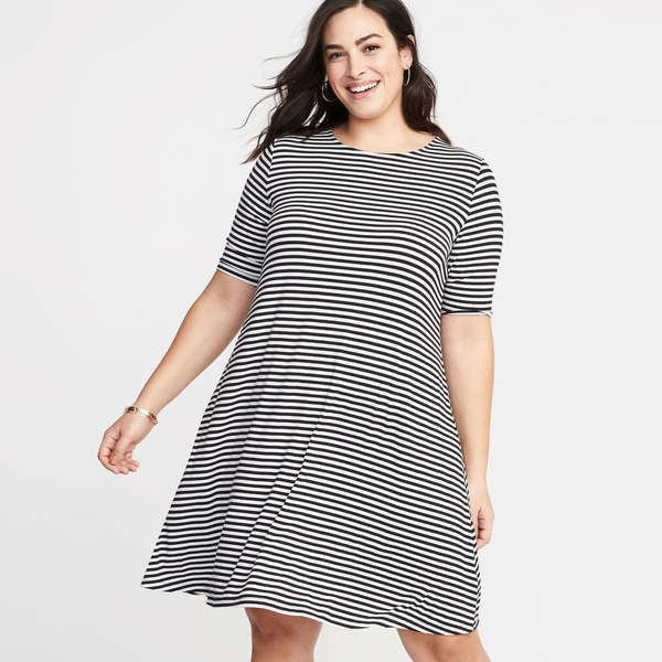 t shirt dress curvy