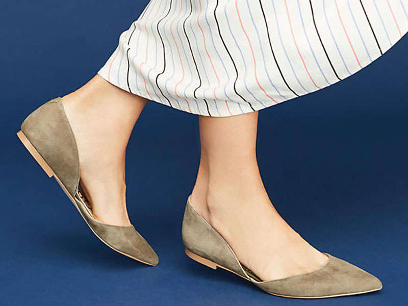 nude flats wide width