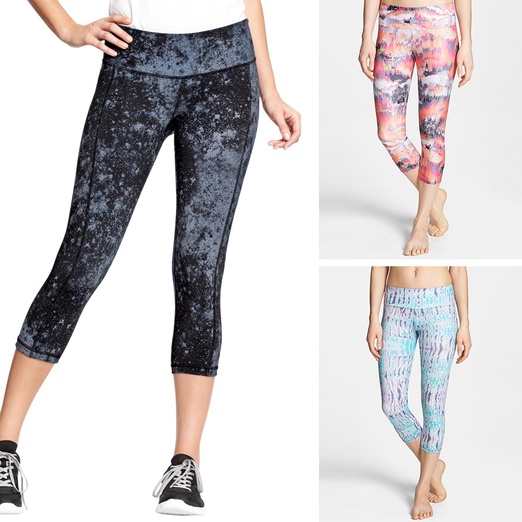 printed workout pants