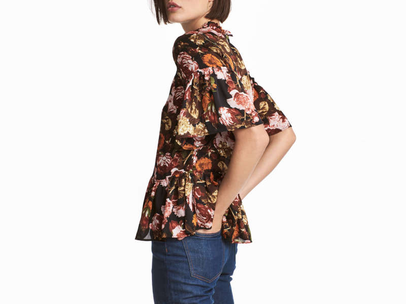 beautiful ruffled blouses