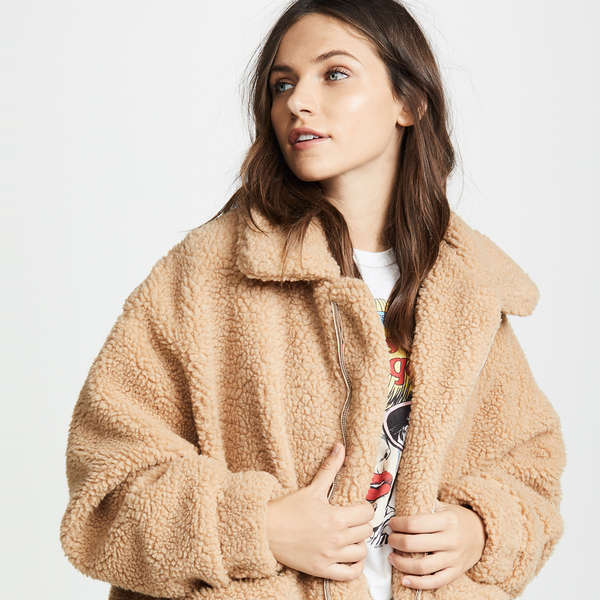 sherpa long jacket