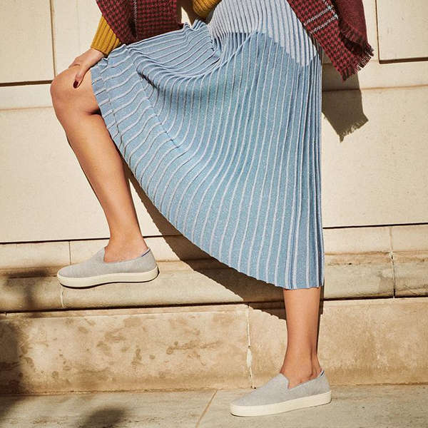 vans classic knit suede slip-on womens sneaker