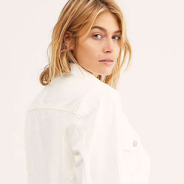 White Denim Jackets | Rank & Style
