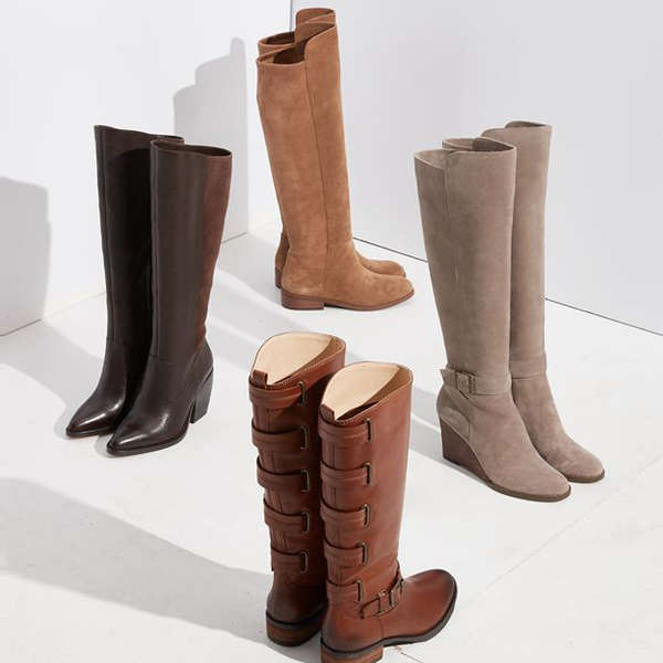 comfortable knee high boots for walking