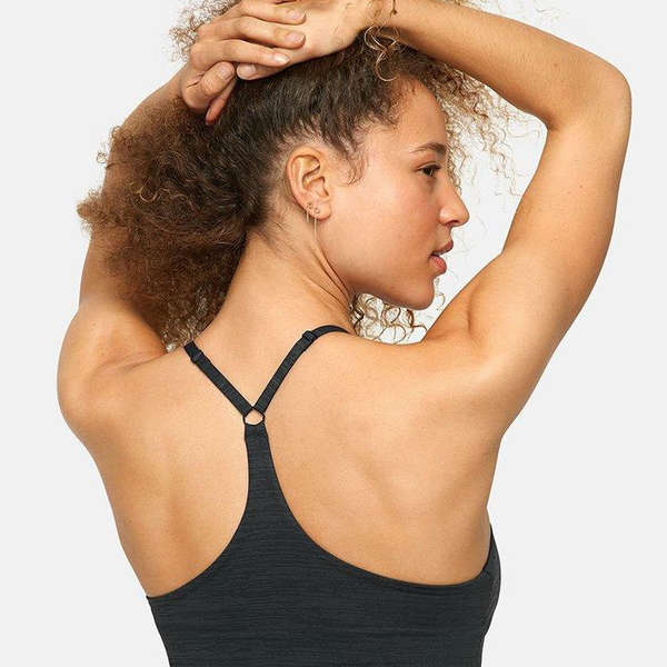 Yoga Workout Tank Tops for Women Built in Bra Strappy Back Shelf Bra Yoga Shirts Built in Sports Bra Tops