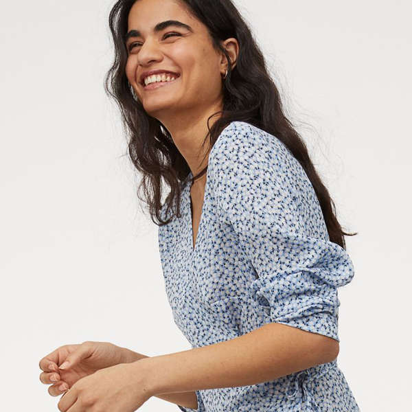 flattering wrap dress