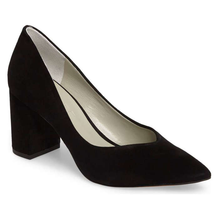 simple black heels