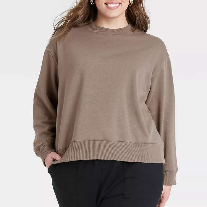womens plus size sweat shirt