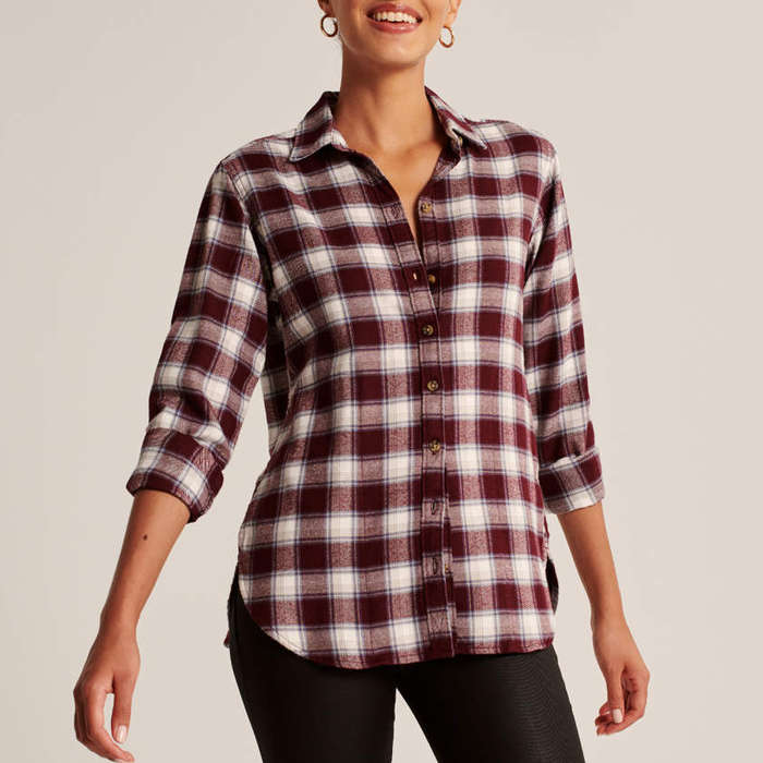 Ladies plaid shirts uk Clearance