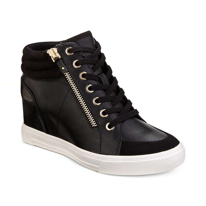 small wedge sneakers