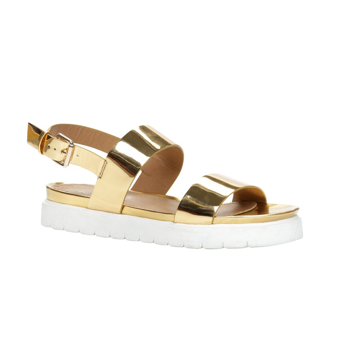 womens metallic sandals