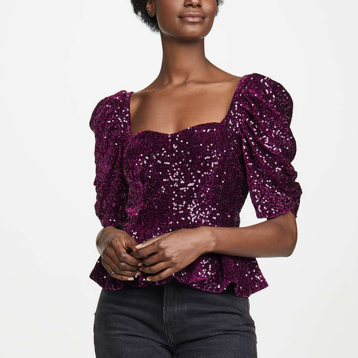 best sequin tops