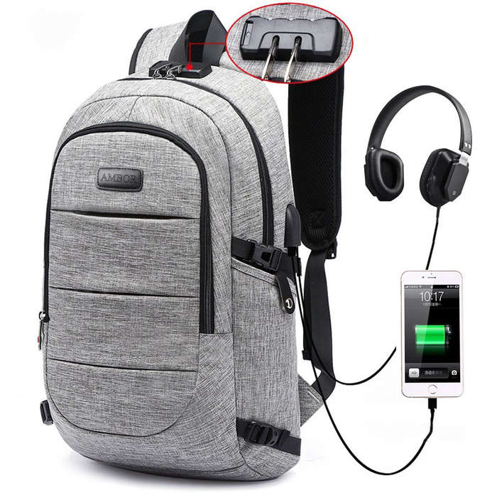 Westworld Where Everything is Possible Backpack Daypack Rucksack Laptop Shoulder Bag with USB Charging Port