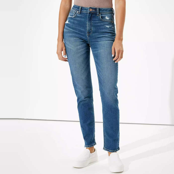 high rise mom jeans canada