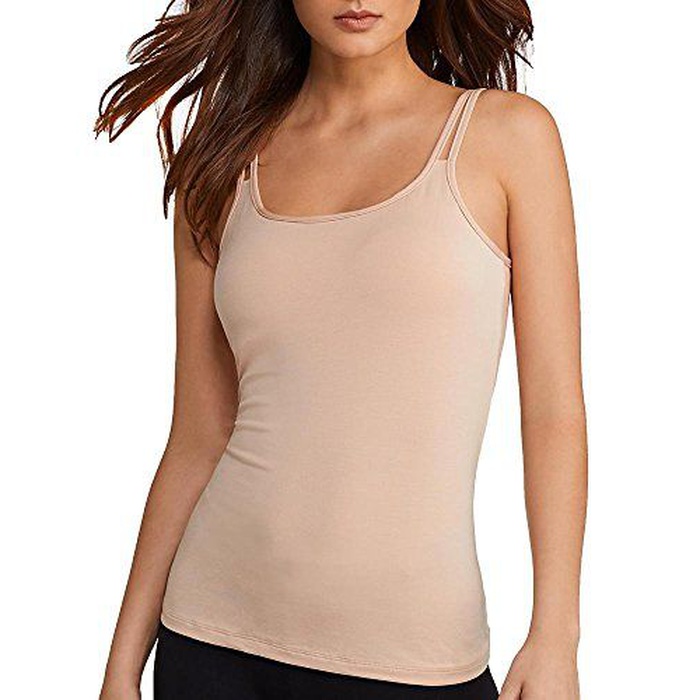 silk camisole with built in bra
