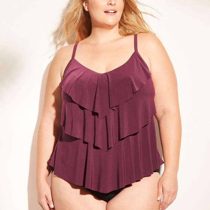 tankini tops for plus size