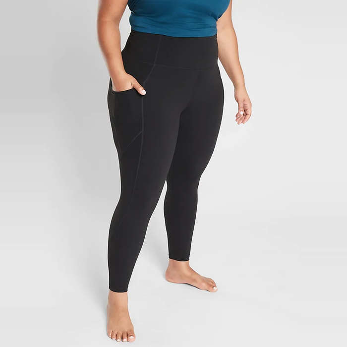 plus size control top leggings