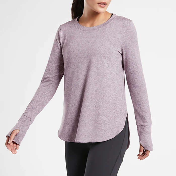 loose long sleeve workout shirts