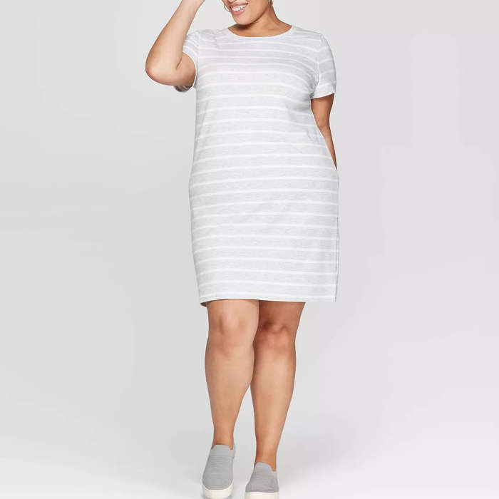 t shirt dress curvy