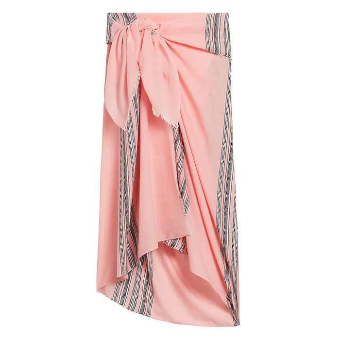 pink sarong skirt