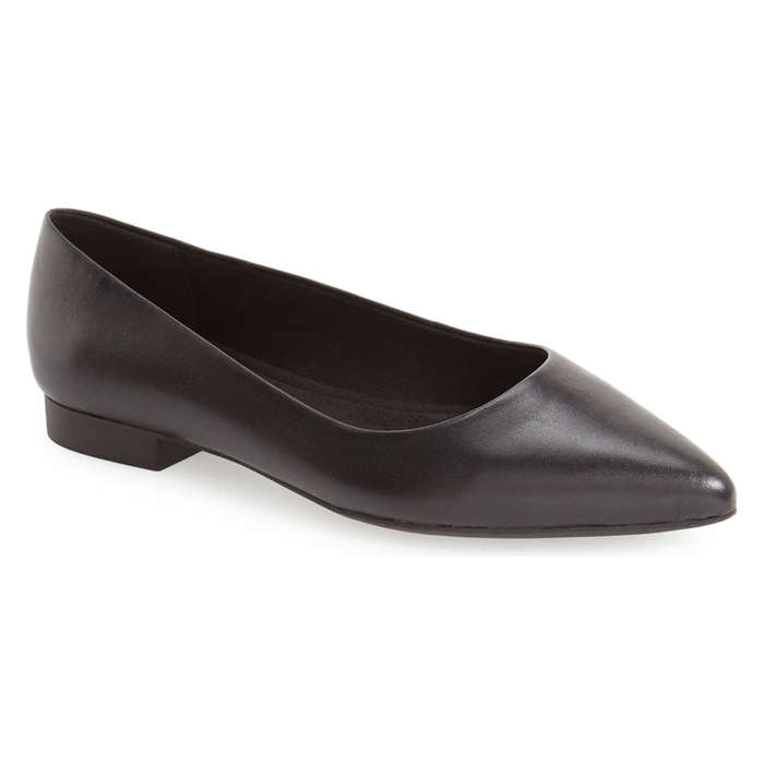 pointed toe dress flats