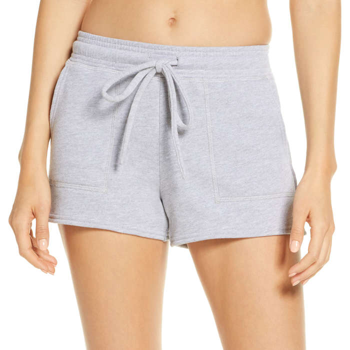 ladies sweatpant shorts